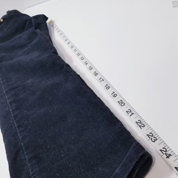 Levi's Premium Big E Wedgie Straight Black Corduroy Pants Button Fly - Picture 8 of 15